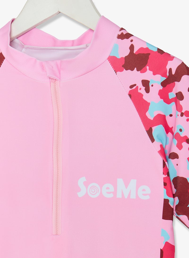 بنياتا ملابس سباحة وردية - Image 3