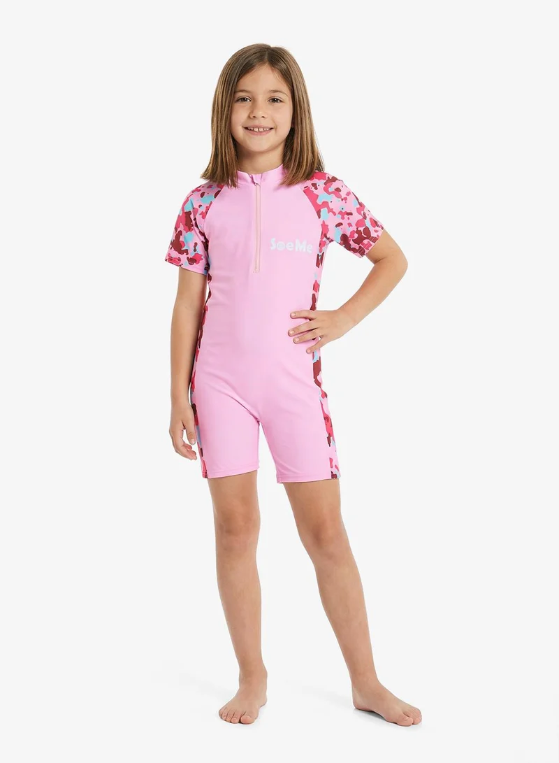 بنياتا ملابس سباحة وردية