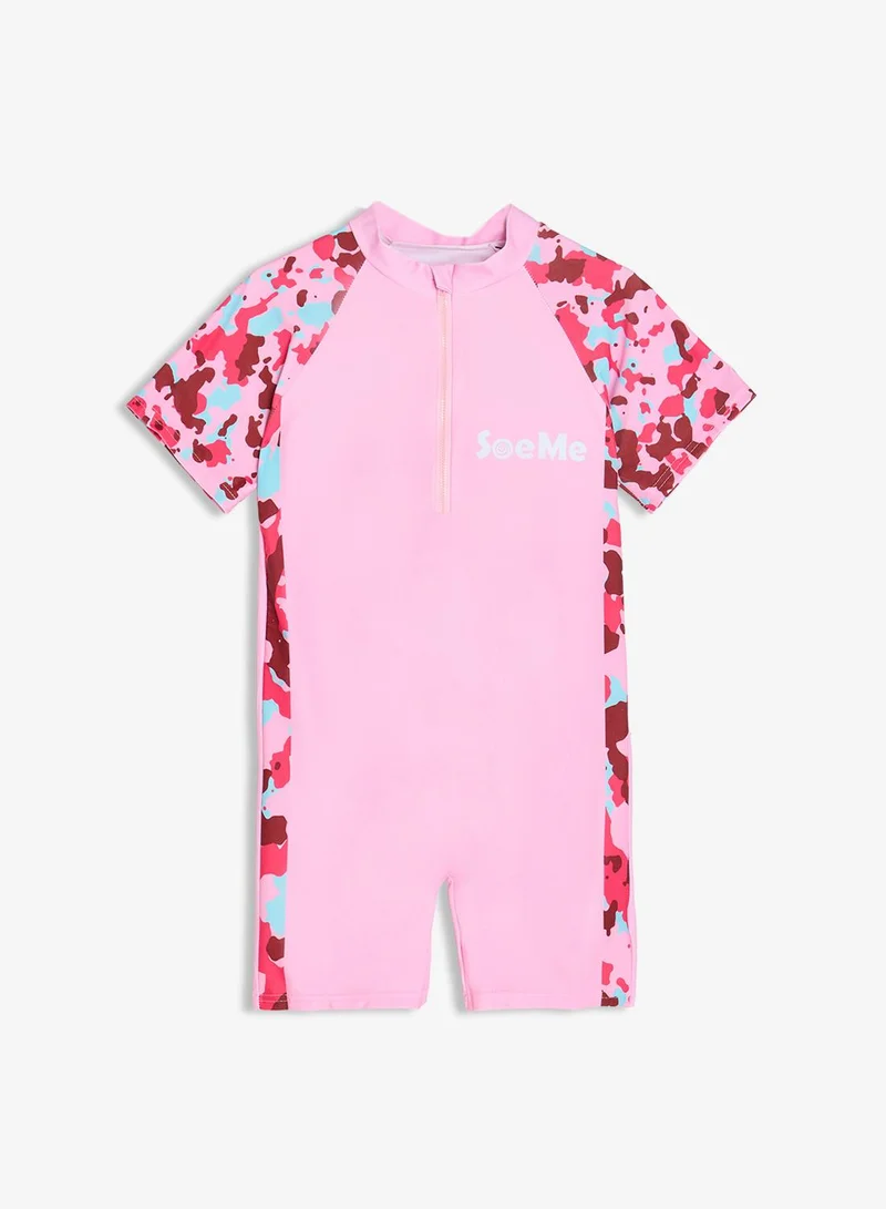 بنياتا ملابس سباحة وردية