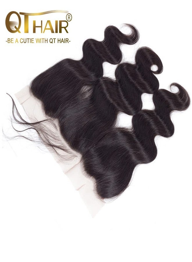 QTHAIR 16A 13x4 Full Lace Frontal HD Lace Frontal 16inch 100% Unprocessed Brazilian Virgin Body Wave Human Hair Frontal Natural Color Free Part Ear To Ear - Image 2