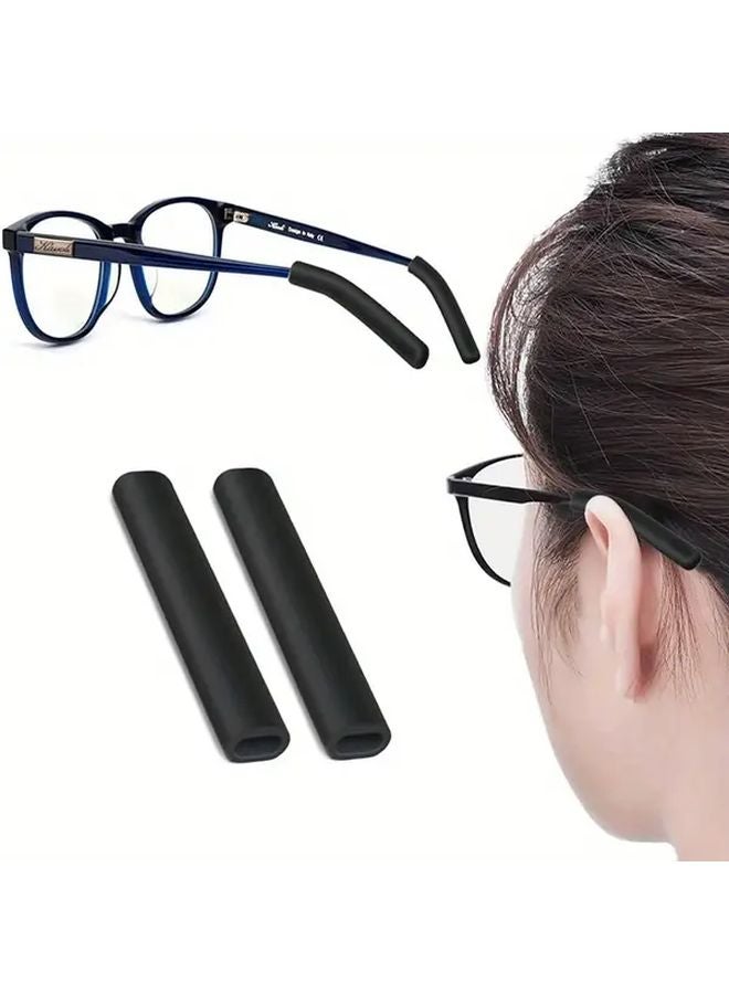 Brown Non Slip Anti Pain Glasses Ear Pads Soft Cushioned Ergonomic Comfortable Eyewear Accessories - Image 4