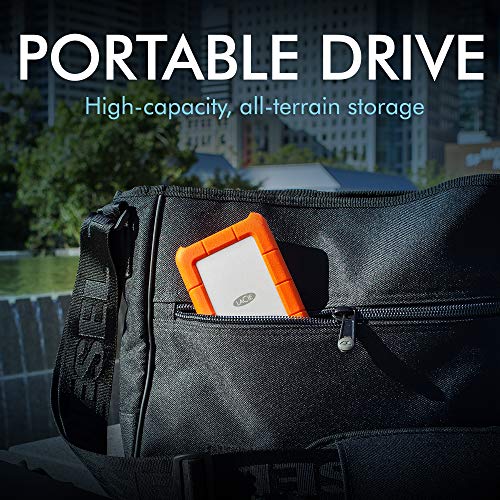 LaCie Rugged Mini 5TB External Portable HDD – USB 3.0 USB 2.0 Compatible, Drop Shock Dust Rain Resistant Shuttle Drive, for Mac and PC Computer Desktop Workstation PC Laptop (STJJ5000400) - Image 4