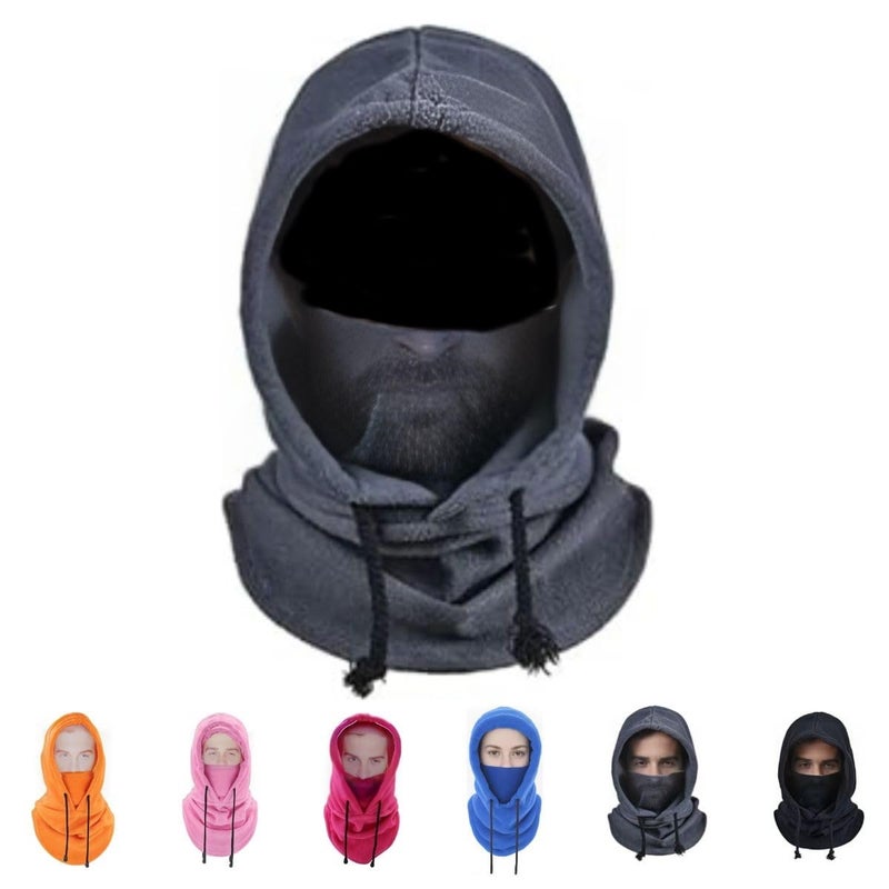 JERN بالاكلافا بولار فليس شتوي، غطاء وجه، دافئ للرقبة للدراجات، التزلج، ركوب الدراجات النارية - Image 1