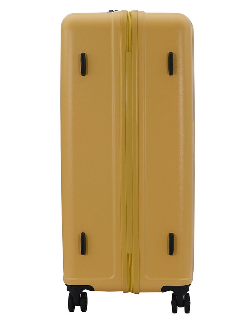 AMERICAN TOURISTER Skytrac DW V2 Suitcase, Check-In Size 79 cm / 29 inch, 4 Spinner Wheels, Hard Top, Polypropylene, Sunshine Yellow|TSA Combination Lock|Scratch & Impact Resistant Material - 3 Years Global Warranty - Image 3
