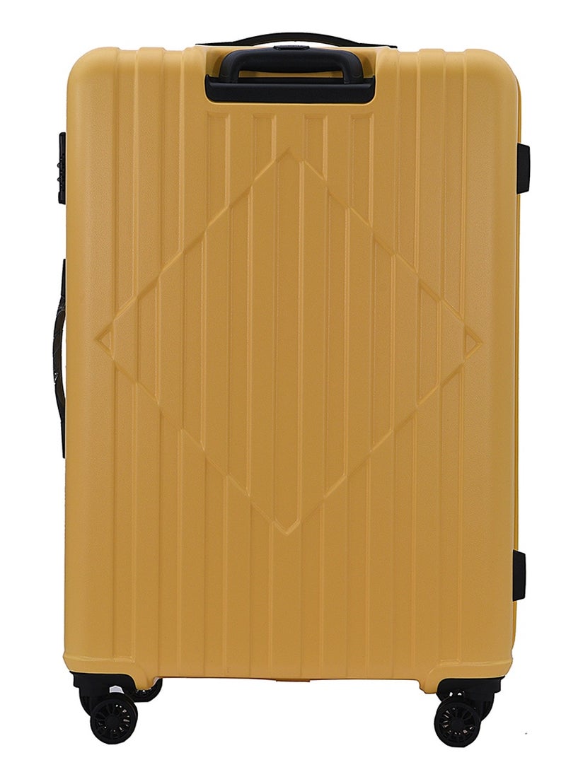 AMERICAN TOURISTER Skytrac DW V2 Suitcase, Check-In Size 79 cm / 29 inch, 4 Spinner Wheels, Hard Top, Polypropylene, Sunshine Yellow|TSA Combination Lock|Scratch & Impact Resistant Material - 3 Years Global Warranty - Image 4