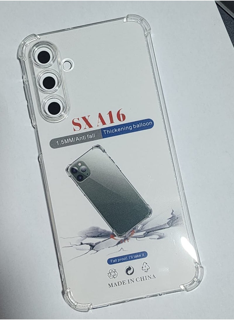 ماركة غير محددة - جراب شفاف ومضاد للصدمات لهاتف سامسونج ايه 16 Samsung Galaxy A16 - Image 1