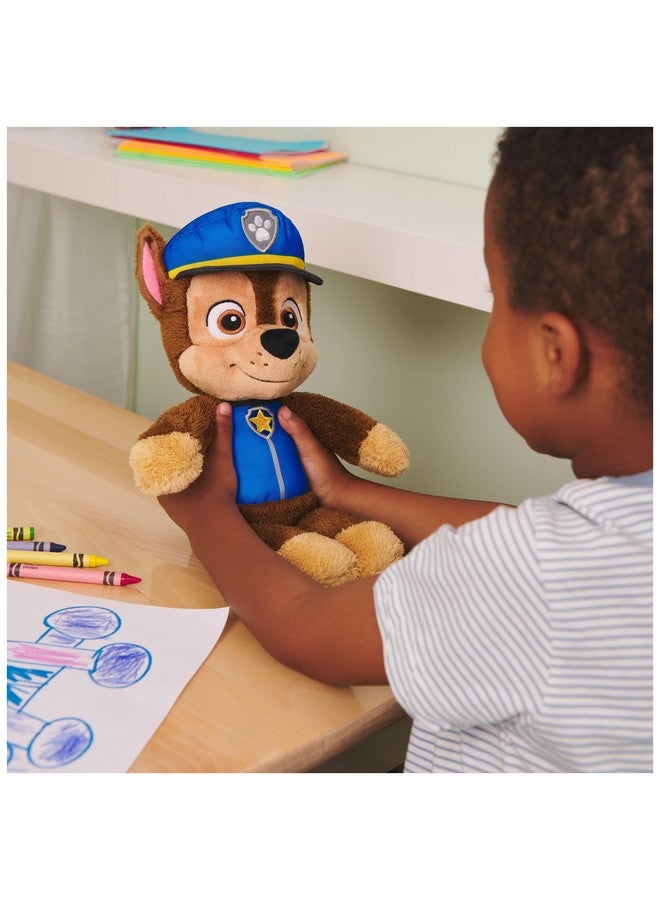 GUND PAW Patrol Official Chase Take Along Buddy Plush Toy, Premium Stuffed Animal for Ages 1 & Up, Blue/Brown, 13” - Image 2