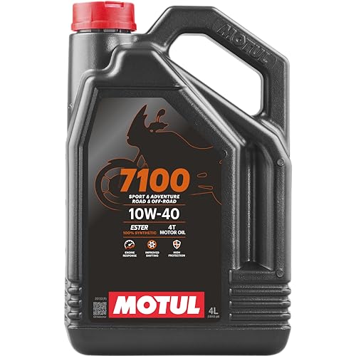 Motul 7100 4T 10W-40 Synthetic Oil 4 Liters (104092) - Image 1