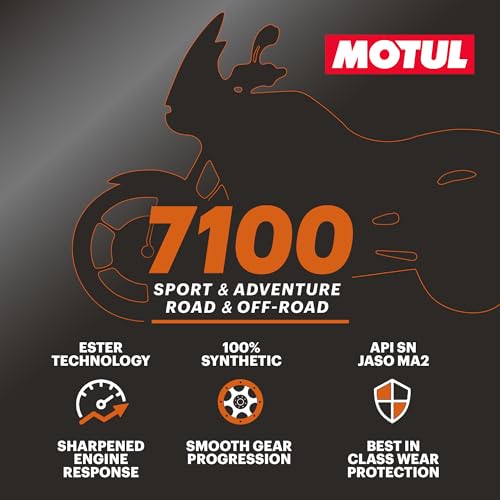 Motul 7100 4T 10W-40 Synthetic Oil 4 Liters (104092) - Image 4
