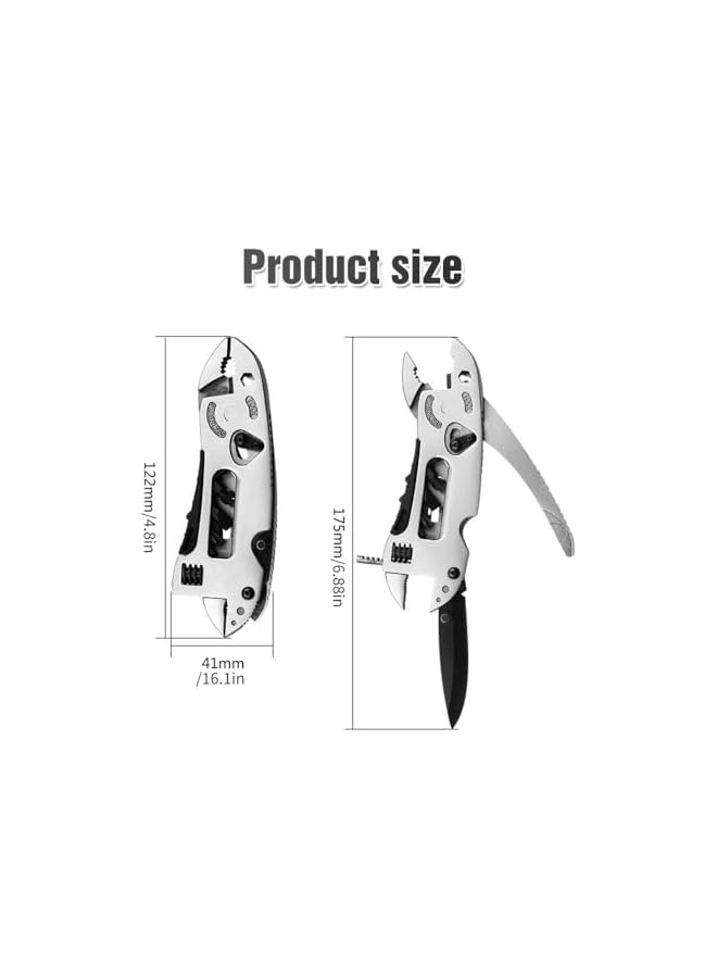 promass Multi-purpose Tool Pliers, Premium Stainless Steel Multitool Pliers, Portable Pocket Tool for Outdoor, Camping, Fishing, Hiking, Survival - Image 5