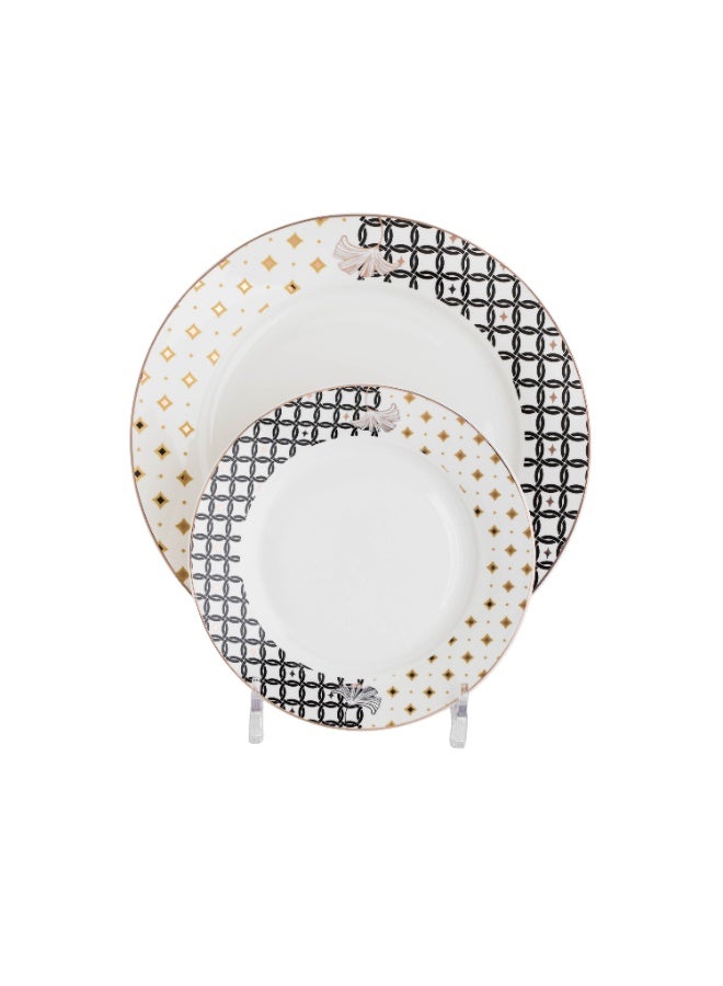 BASURRAH Porcelain Dinner Set 18-Piece 4 Persons - Image 3