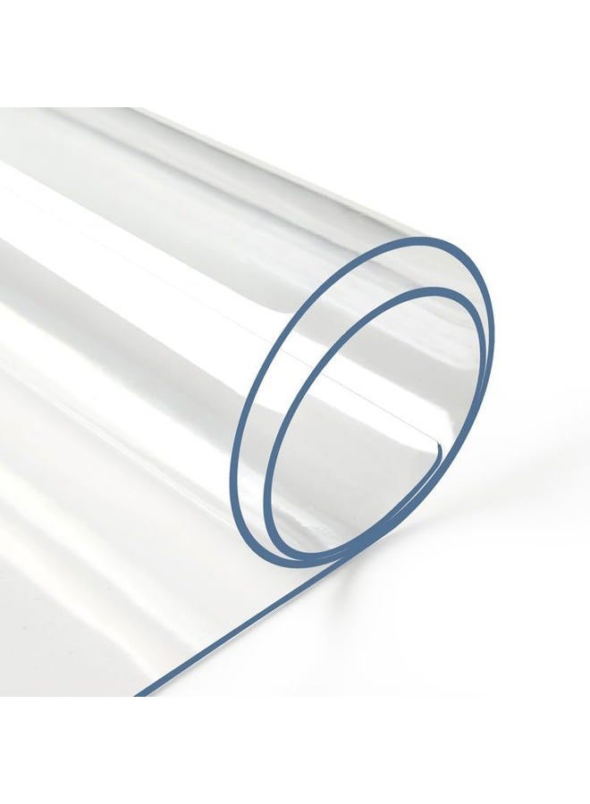 DEEPDREAM 2.0mm Clear Desk Cover, 40120 Inch Clear Desk Mat, Table Protector for Dining Room - Image 1