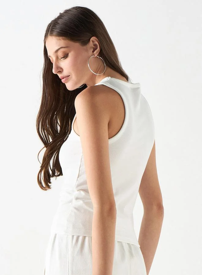 SP Characters Garfield Embroidered Tank Top