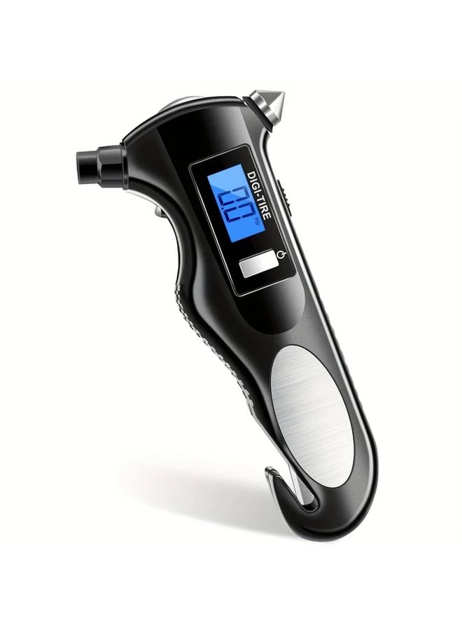 Digital Tire Pressure Gauge 150 PSI Universal High Accuracy Sensor For Car Motorcycle Bicycle Black - Image 1