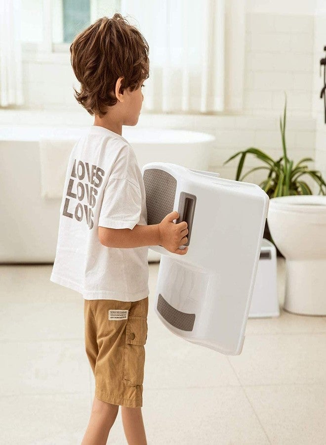 Glaceon Potty & Sink Training Stairs- Portable Plastic Nursery Stepping Stools for Bathroom & Kitchen Best for Toddlers or Kids Safe Tile Standing Step Stool || Multi || - Image 5