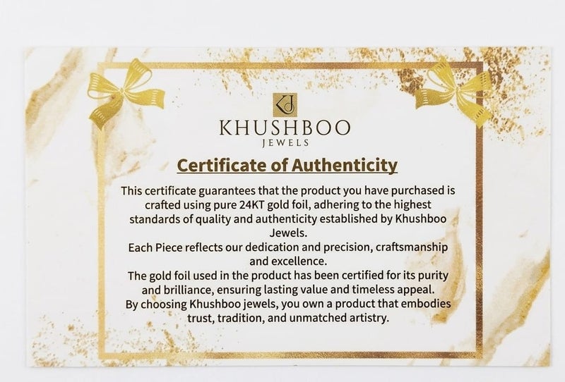 KHUSHBOO JEWELS 24 KT PURE GOLD BISMIALLAH FRAME (34*34CM) - Image 3