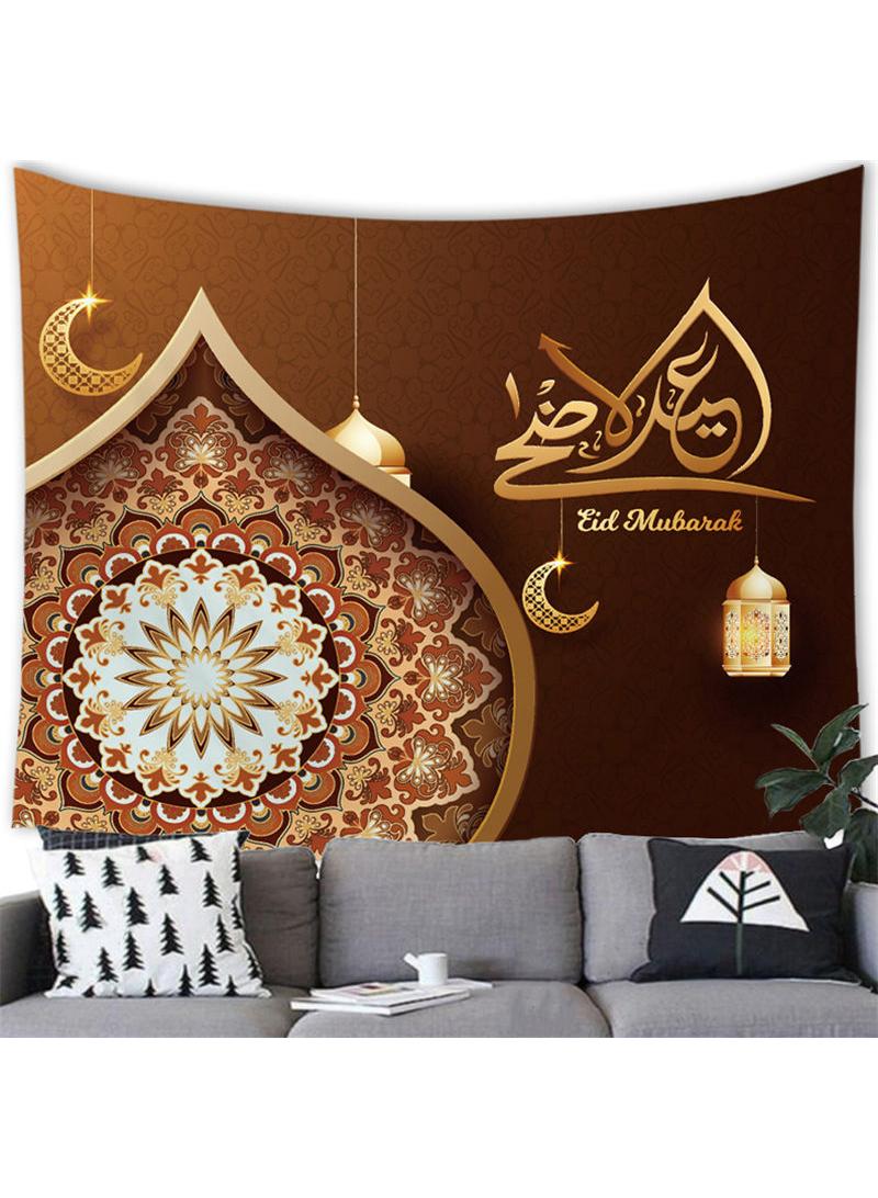 Bluejw 100x70cm Muhammed Ramadan Decorative Mural Tapestry - Image 2