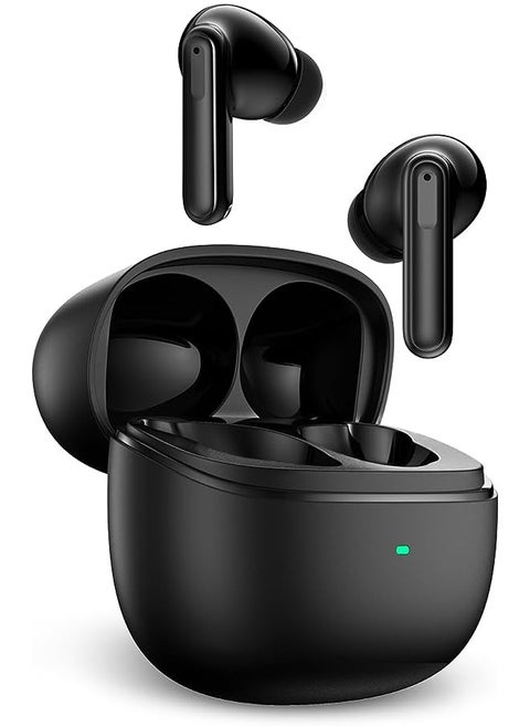سماعات أذن لاسلكية Earfun Air Pro 2، سماعات رأس بلوتوث هجينة بخاصية إلغاء الضوضاء النشطة، بلوتوث 5.2 مع 6 ميكروفونات، اكتشاف داخل الأذن، الوضع المحيط، وقت تشغيل 34 ساعة، شحن لاسلكي، التحكم في التطبيق