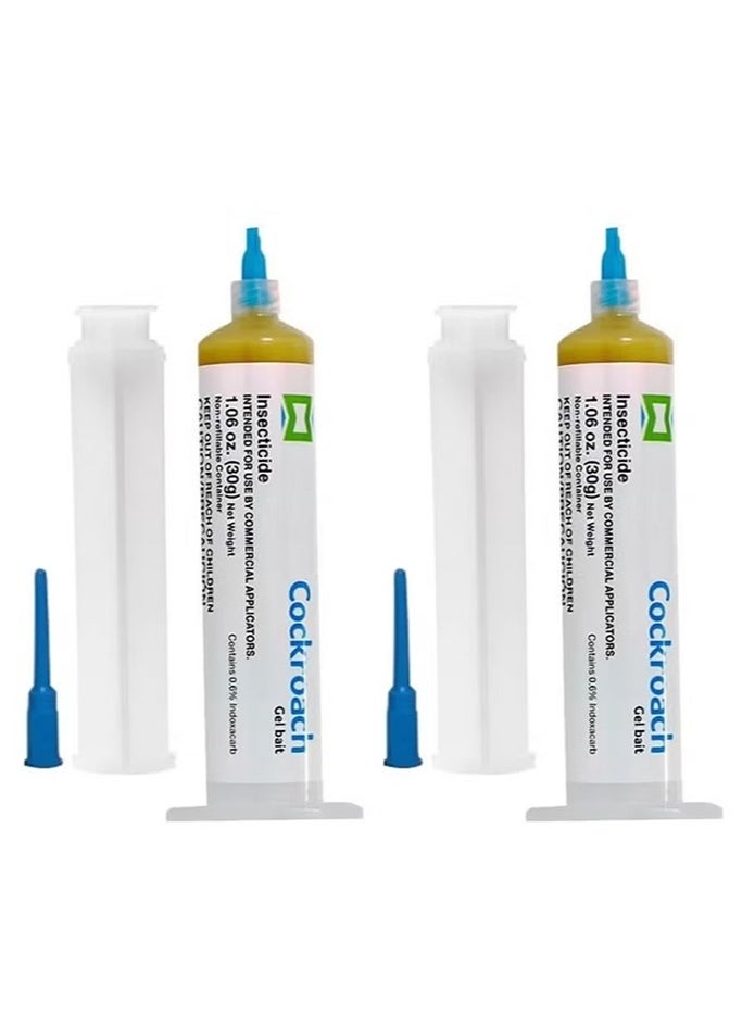 Cockroach Cockroach Gel Bait Includes (2 Tube +2 Plunger +2 Tip) 