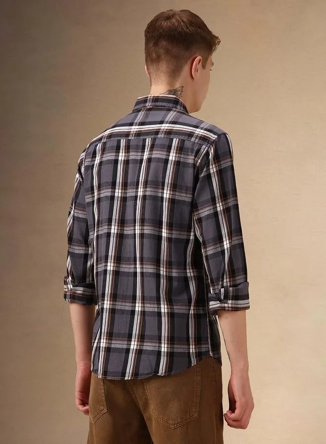 Dennis Lingo  Regular Fit Multi-Color Cotton Casual Shirt Regular Collar for Men | Best Price UAE