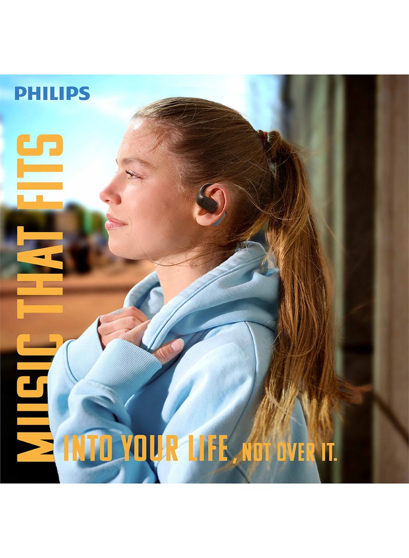 Philips TAA6709DG Elite Open-Ear Wireless Sports Headphones – Awareness-Safe Design, Secure Wraparound Fit Dark Grey - Image 2