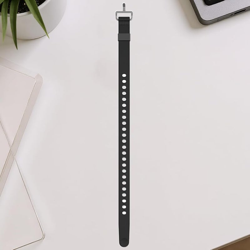 Black Nylon Tie Down Straps Medium Length Quick Release Self Locking for Luggage Storage Moving Camping - Image 4