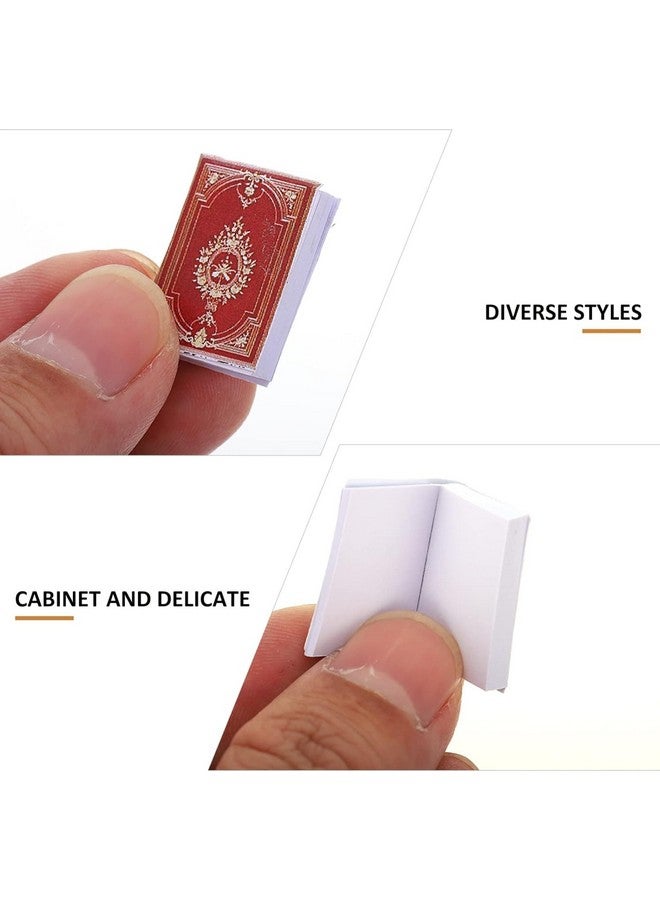 DROPOSALE 18 Pcs Miniatures Dollhouse Books Assorted Mini Decoration Accessories Doll Toy Supplies Christmas Pretend Play Makeup Use Game Play Baby Girls Baby Multi Color - Image 5