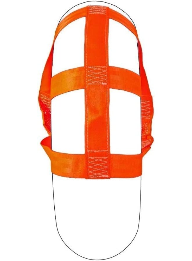 Motorcycle Rear Wheel Tie down Strap Universal Strap Rear Wheel Transport Balance Tire Straps Made by Strong Polyester Webbing orange - Image 3