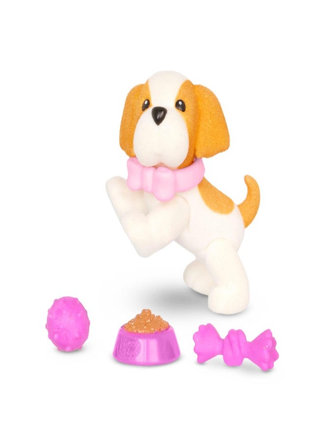 Pucci Pups – Collectible Puppy Set – 6 Toy Dogs Included – Carrier Purse – Food Bowls & Accessories 3+ Years - Image 4