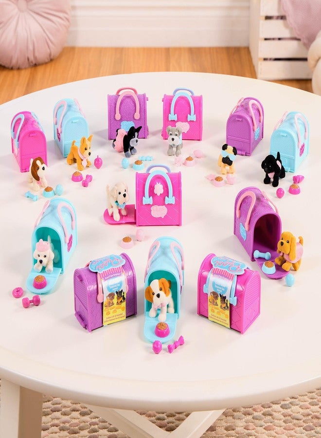 Pucci Pups – Collectible Puppy Set – 6 Toy Dogs Included – Carrier Purse – Food Bowls & Accessories 3+ Years - Image 3