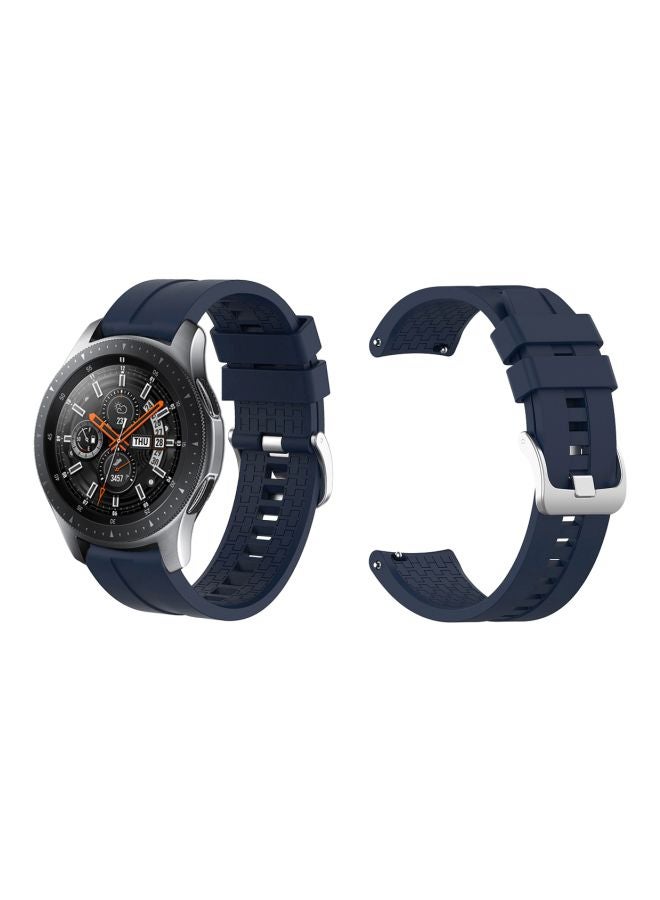 Perfii Replacement Band For Samsung Galaxy Watch 46 mm Dark Blue - Image 2