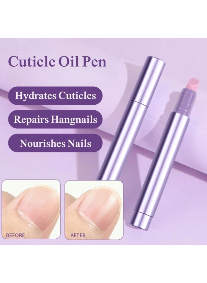 SUFADA 3-in-1 Cuticle Oil Pen with Ceramic Tip,  Nail Treatment for Hangnails, Dry & Damaged Nails, Cuticle Pusher & Remover, Nail Care Pen - Image 5