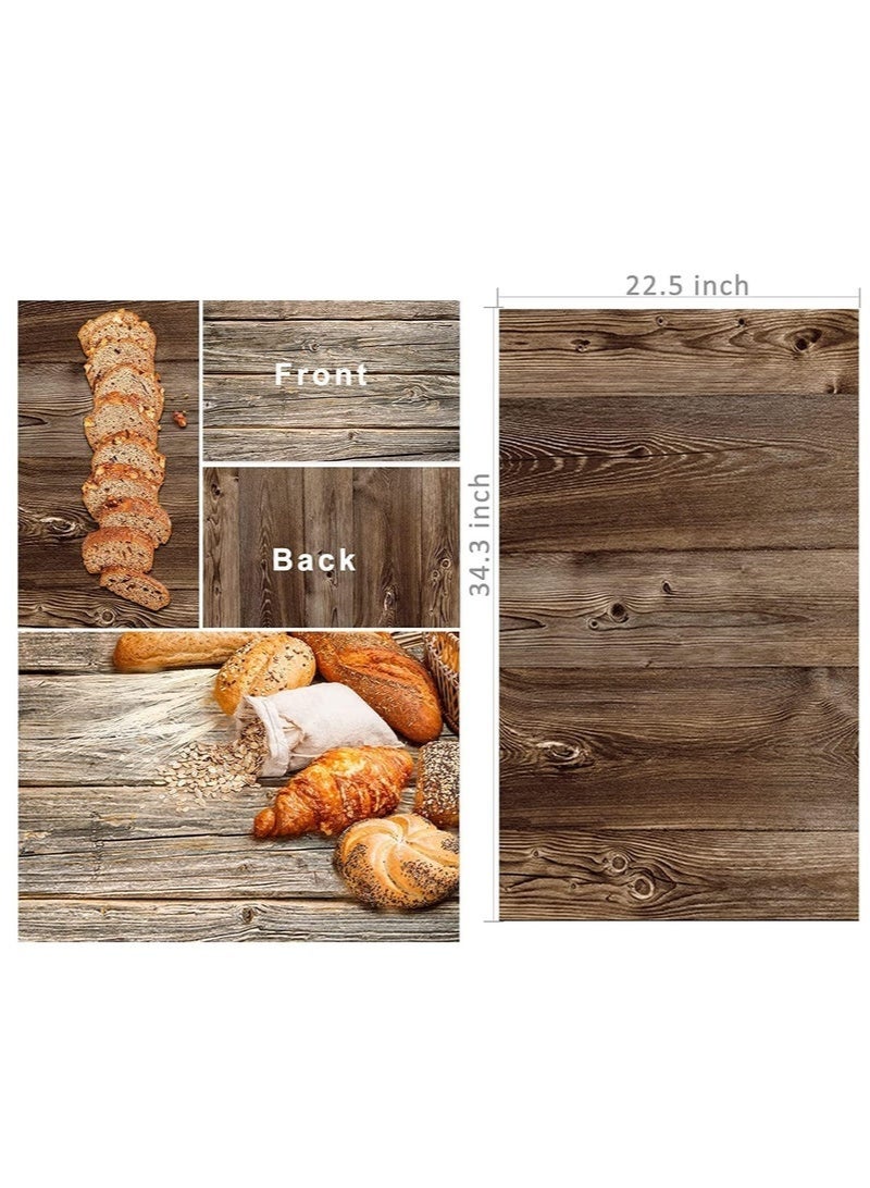 كيلا مجموعة من 6 ورقات خلفية للتصوير الفوتوغرافي ذات وجهين، تحتوي على 12 نمطًا، بنمط نسيجي من الرخام والخشب والأسمنت، مناسبة لخلفيات الصور المسطحة على سطح الطاولة، مناسبة لجلسات تصوير المجوهرات ومستحضرات التجميل والمكياج. - Image 3