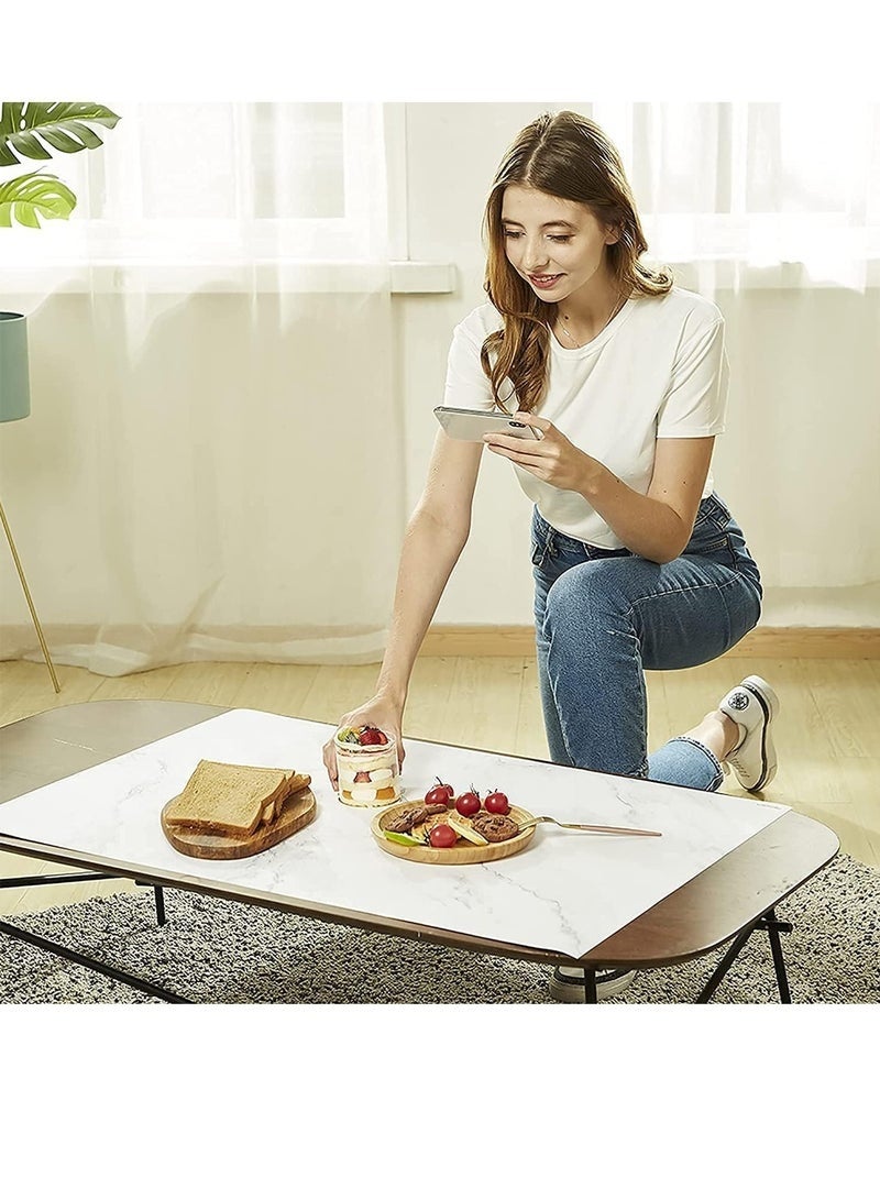 كيلا مجموعة من 6 ورقات خلفية للتصوير الفوتوغرافي ذات وجهين، تحتوي على 12 نمطًا، بنمط نسيجي من الرخام والخشب والأسمنت، مناسبة لخلفيات الصور المسطحة على سطح الطاولة، مناسبة لجلسات تصوير المجوهرات ومستحضرات التجميل والمكياج. - Image 5