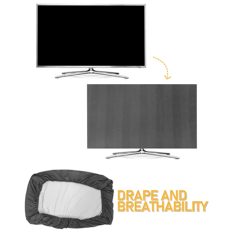 Tv Cover Television Screen Elastic Cloth Television Protective Cover For 47-50inch Tv - Image 2