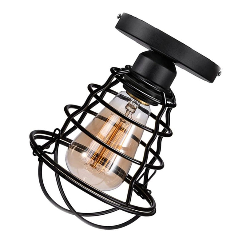 1pc Iron Art Ceiling Home Decorative Indoor Ceiling Chic Aisle Lamp - Image 1