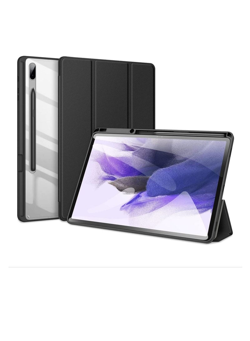 إيروريكس متوافق مع Samsung Galaxy Tab S8 Ultra 14.6 "2022 (SM-X900 / SM-X906) مع حامل S-Pen وغطاء خلفي شفاف للكمبيوتر اللوحي مع تنبيه تلقائي لجهاز Tab S8 Ultra (Tab S8 Ultra ، أسود) - Image 5