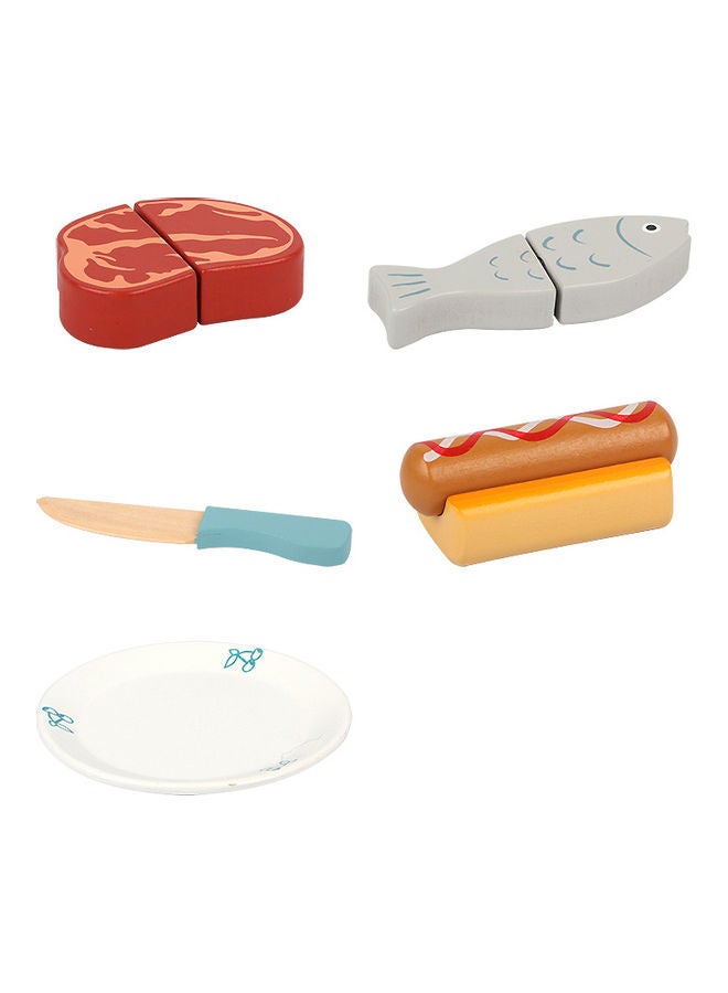 Loquat Wooden Microwave Cooking Machine Toy Set - Image 3