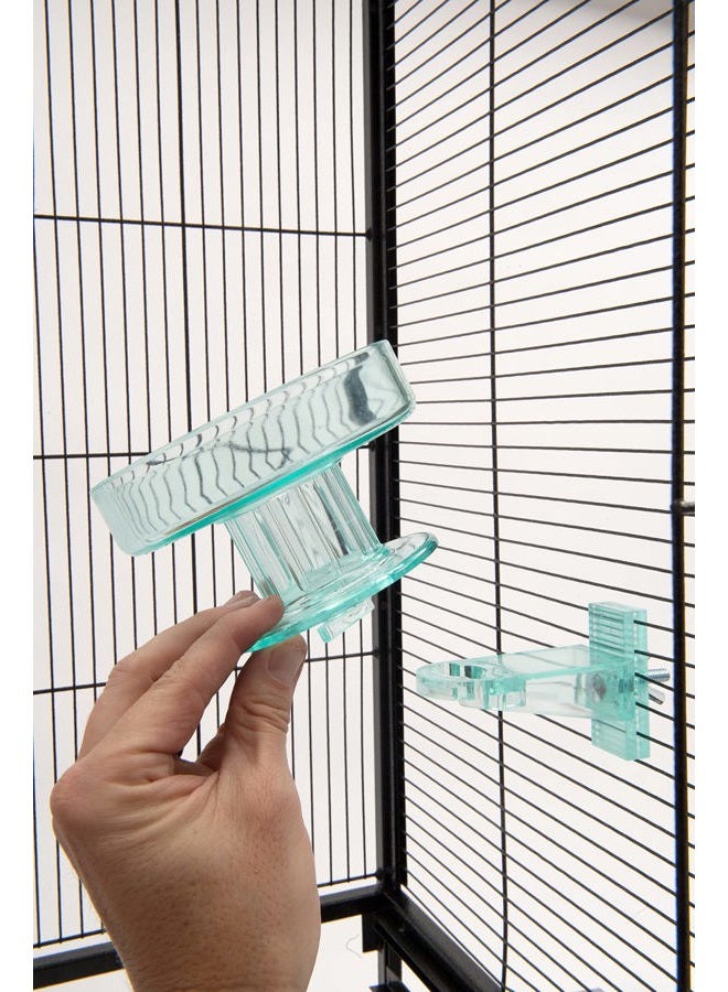 Lixit Quick Lock Bird Cage Accessory Bowls (Bath Bowl) - Image 4