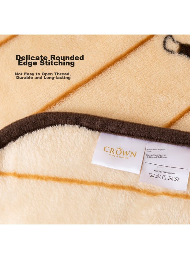 Danisa Crown Blanket, Summer Air Conditioning Towel Blanket, Summer Cool Quilt, Office Sofa Nap Shawl, Bed Cover, Dormitory Bed Mat - Image 3