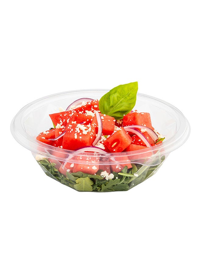 Restaurantware Basic Nature 24 Ounce Disposable Plastic Containers, 500 Plastic Salad Bowls - Lids Sold Separately, Round, Clear PLA Plastic Food Bowls, For To Go Meals And Takeaway Orders - Image 5