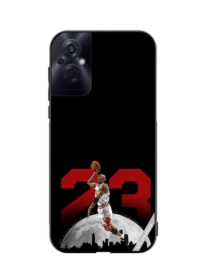 VR CREATIVE Protective Case Cover For Oppo Reno8 Z Lebron 23 Over The City Design Multicolour - Image 1