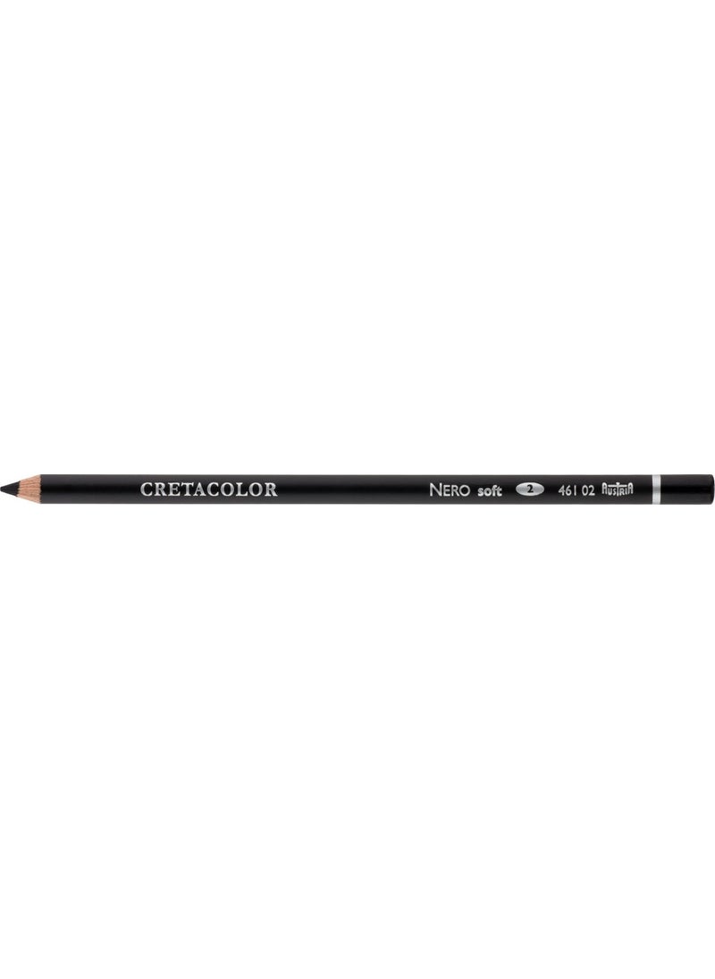 Cretacolor - Nero Drawing Pencil Charcoal Charcoal Pencil Soft - Image 1