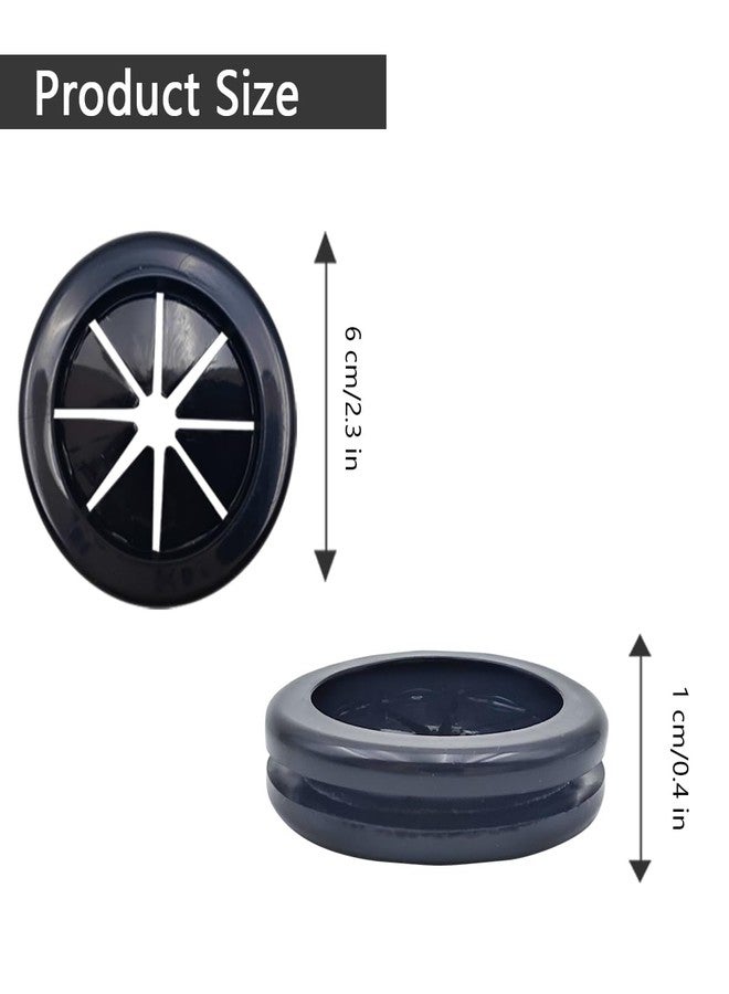 MAGNEECH 6 Pcs Black Trash Bag Holder - Reusable Trash Liner Cinch for Securing Trash Liners，Prevents Liners from Falling into Trashcan - Ideal for Outdoors Garden and Home Use - Image 4