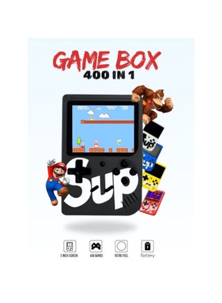 KIDS GAME | 400 IN 1 | HANDHELD GAMING CONSOLE : PORTABLE RETRO GAME PLAYER | BLACK - pzsku/Z73EDEE6218EB1D319290Z/45/1751010232/6110c017-eda0-47d3-86ff-dddc338c714c
