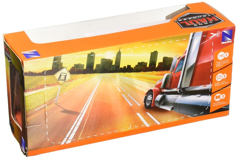 NewRay New-Ray 15803D 1: 43 Utility Peterbilt 335 Box Truck White - Image 4