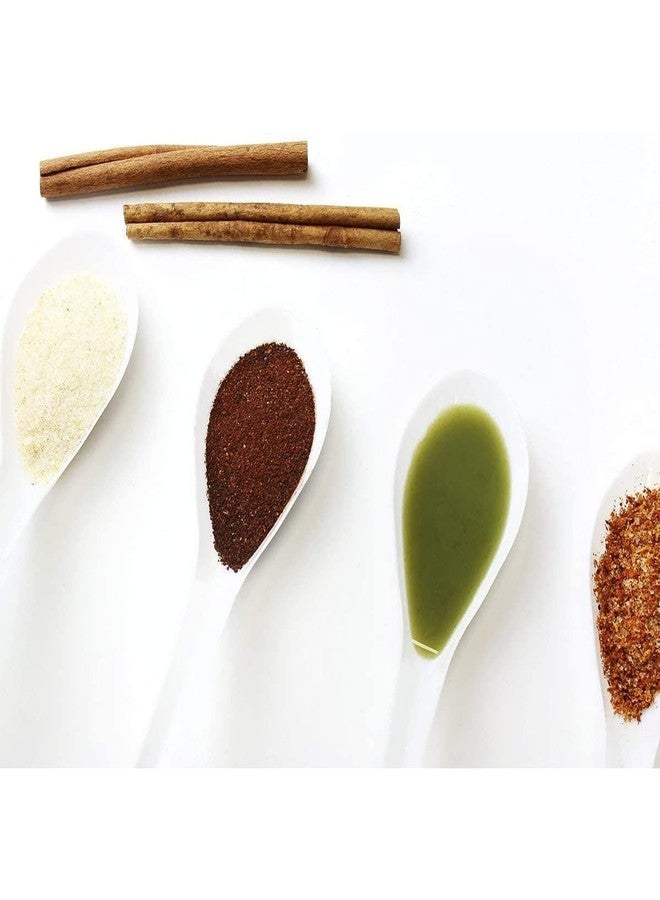 Juvale Disposable Soup Spoons - 50-Pack, White Plastic, 5.4-Inch - Deep Asian Soup Spoon for Ramen, Pho & Miso - Image 2