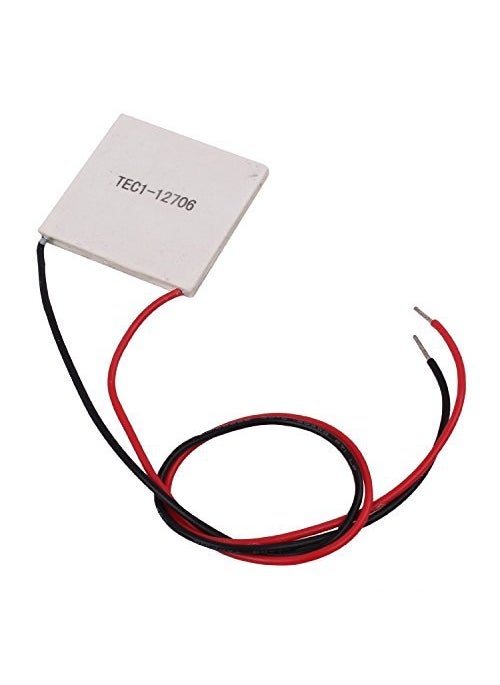 diymore TEC1-12706 12V 60W 6A 40MMX40MM Heatsink Thermoelectric Cooler Cooling Peltier Plate Module 10pcs Compatible with Gaming Consoles/Devices  - Image 3