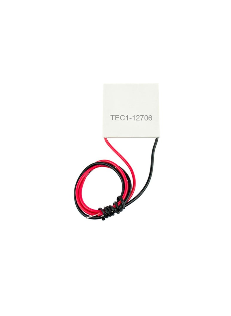 diymore TEC1-12706 12V 60W 6A 40MMX40MM Heatsink Thermoelectric Cooler Cooling Peltier Plate Module 10pcs Compatible with Gaming Consoles/Devices  - Image 4