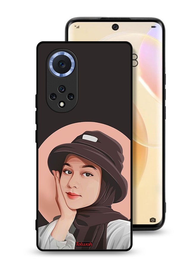 Tolwak Huawei nova 9 Protective Case Cover Cute Hat Girl Paint Art  - Image 1